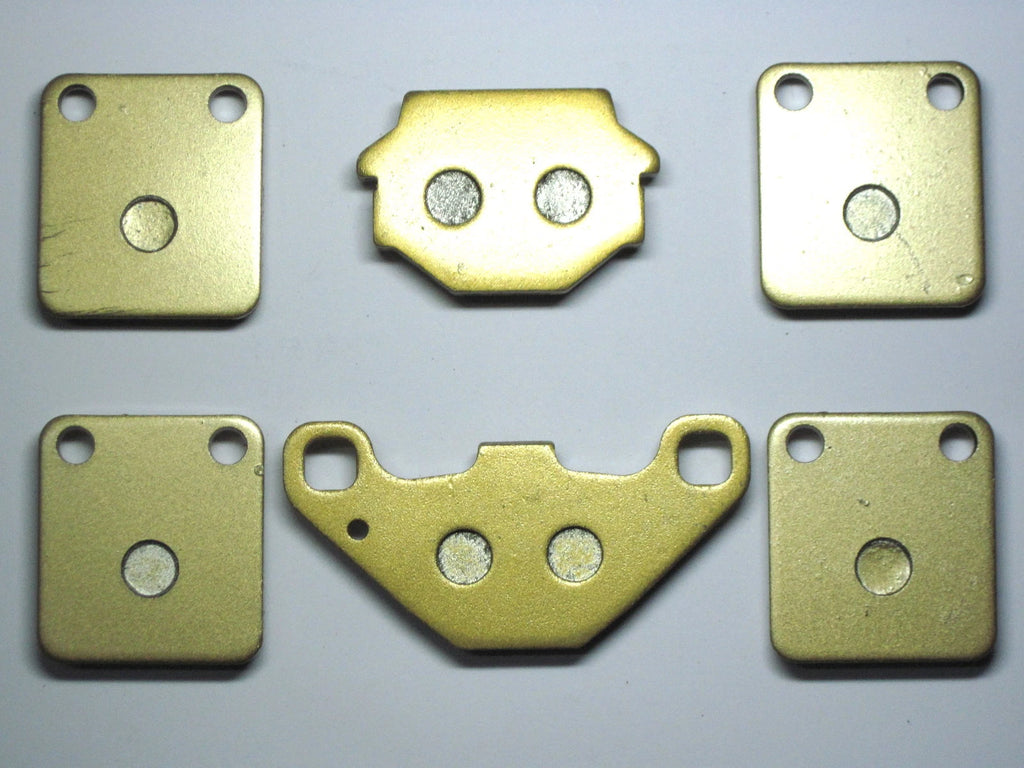 12 Front Rear Brake Pads for Suzuki LT-A 500 Vinson 4WD (2004–2006)