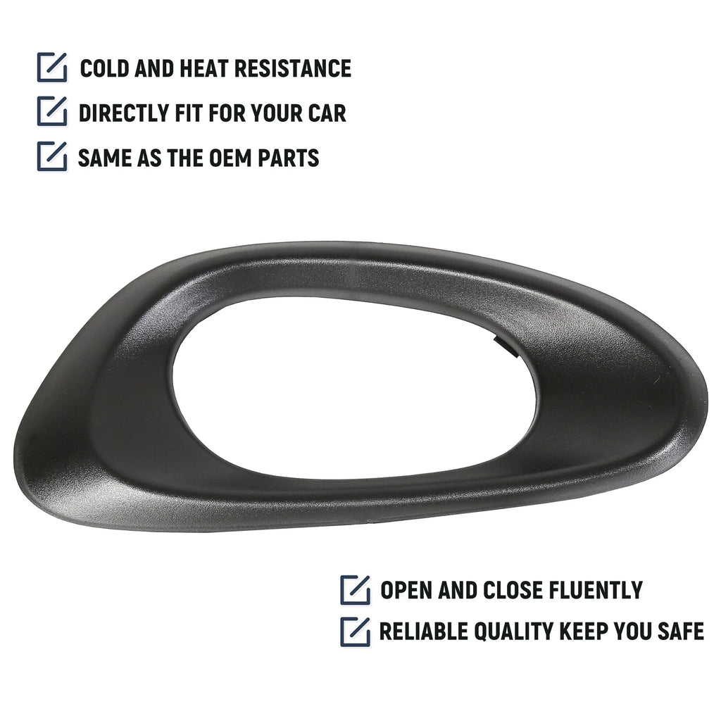 Inside Door Handle Bezel for Chevy Trailblazer (2002–2009) Black