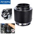 3" Inlet Carbon Fiber Hi-Flow Air Filter for Cold Air Intake