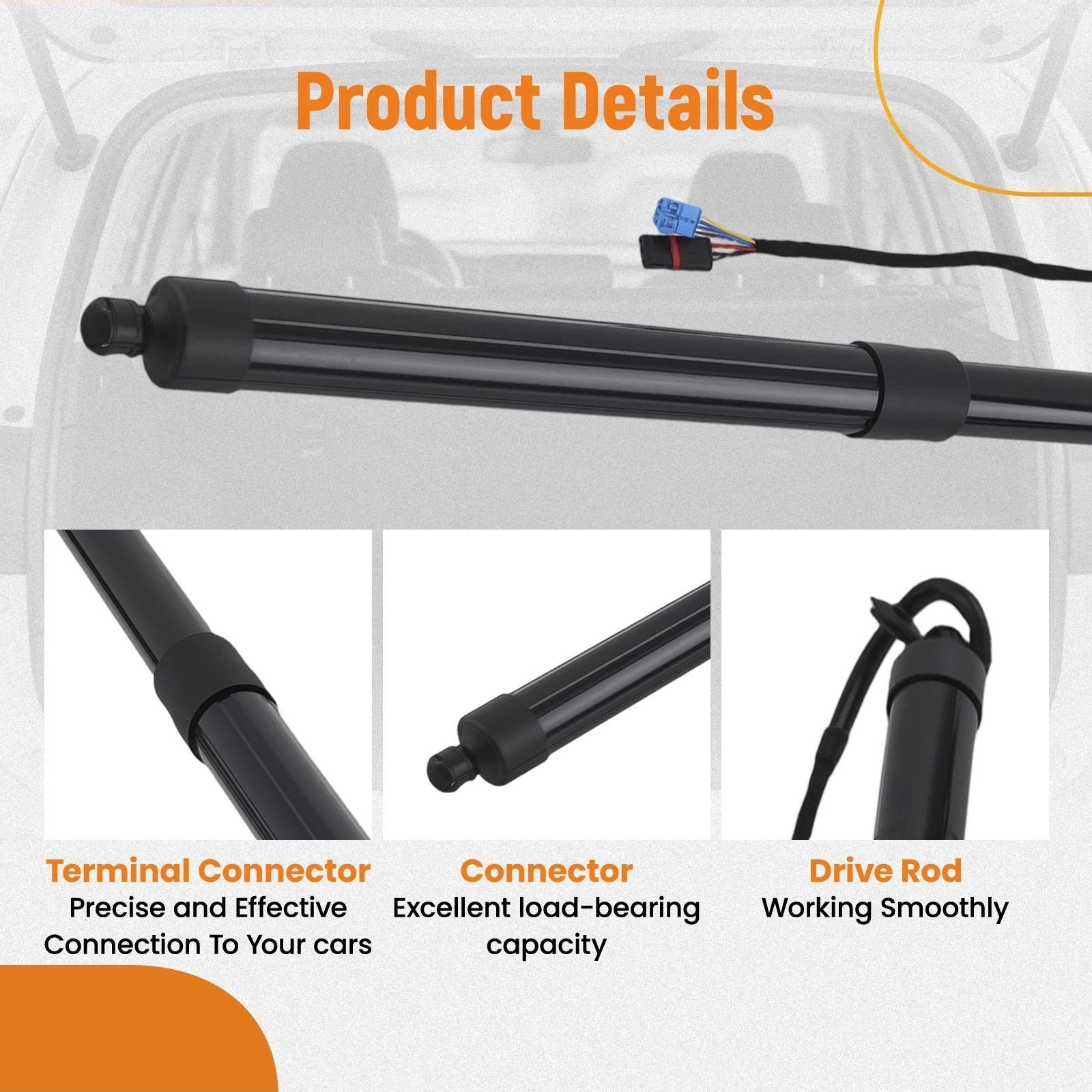 2pc Rear Tailgate Lift Support for Porsche Panamera 970 (2010–2016)