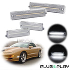 Clear Lens LED Side Marker Lights for Pontiac Firebird (1998–2002)