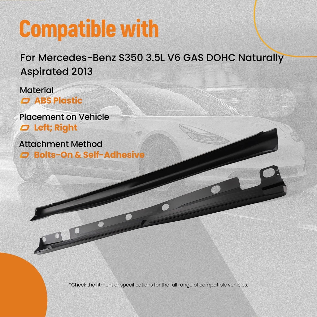 Side Skirt Rocker Panel for Mercedes W221 S550 S63 (2007–2013) 2216900940