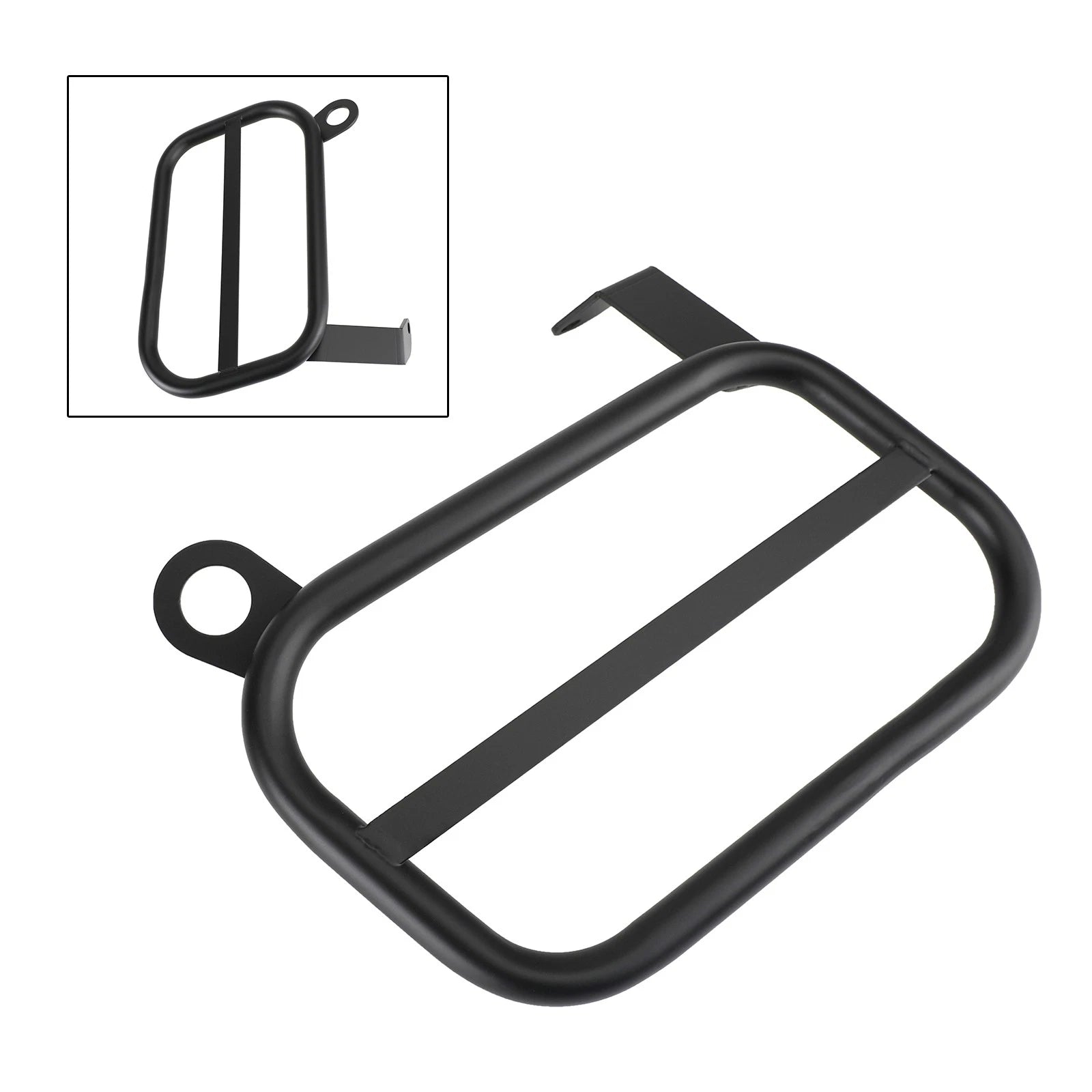 Left Black Saddlebag Support Mounting Bracket for BMW R9T (2014–2022)