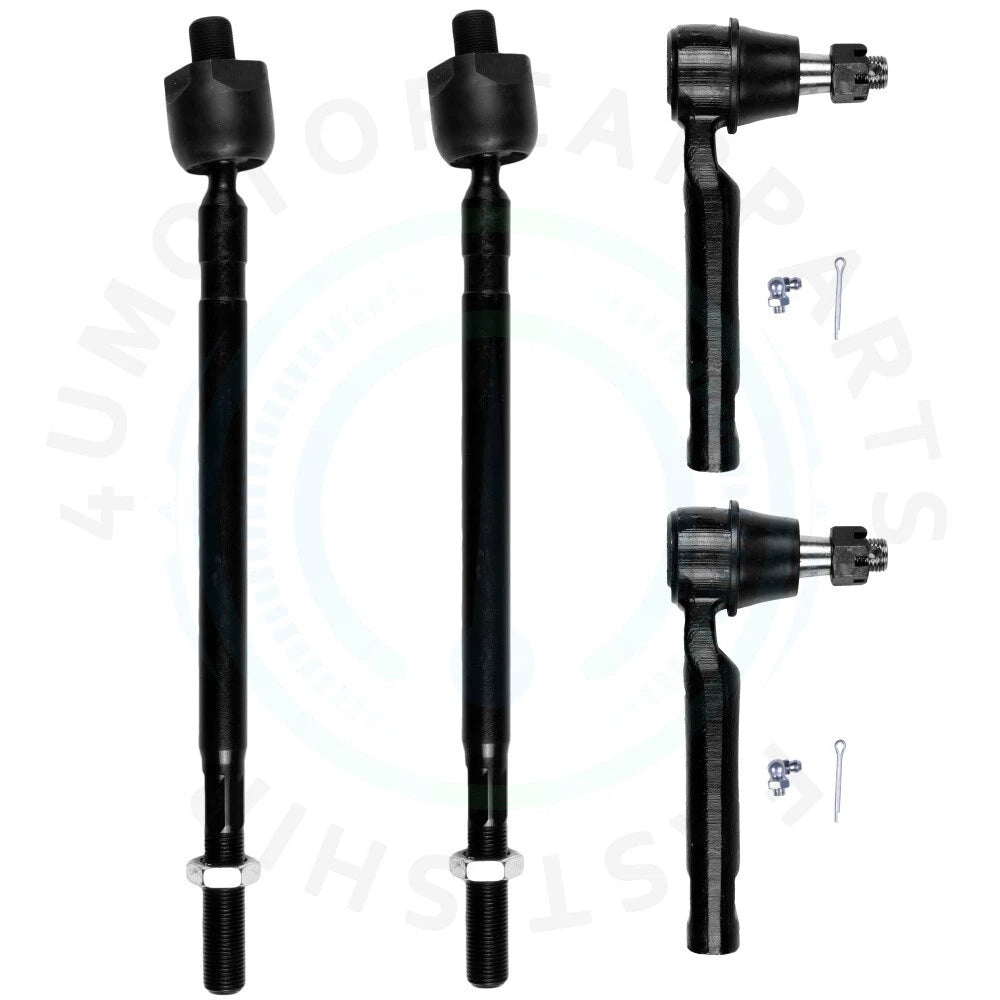 Set of 4 Tie Rod Ends for Nissan Quest (2004–2009)