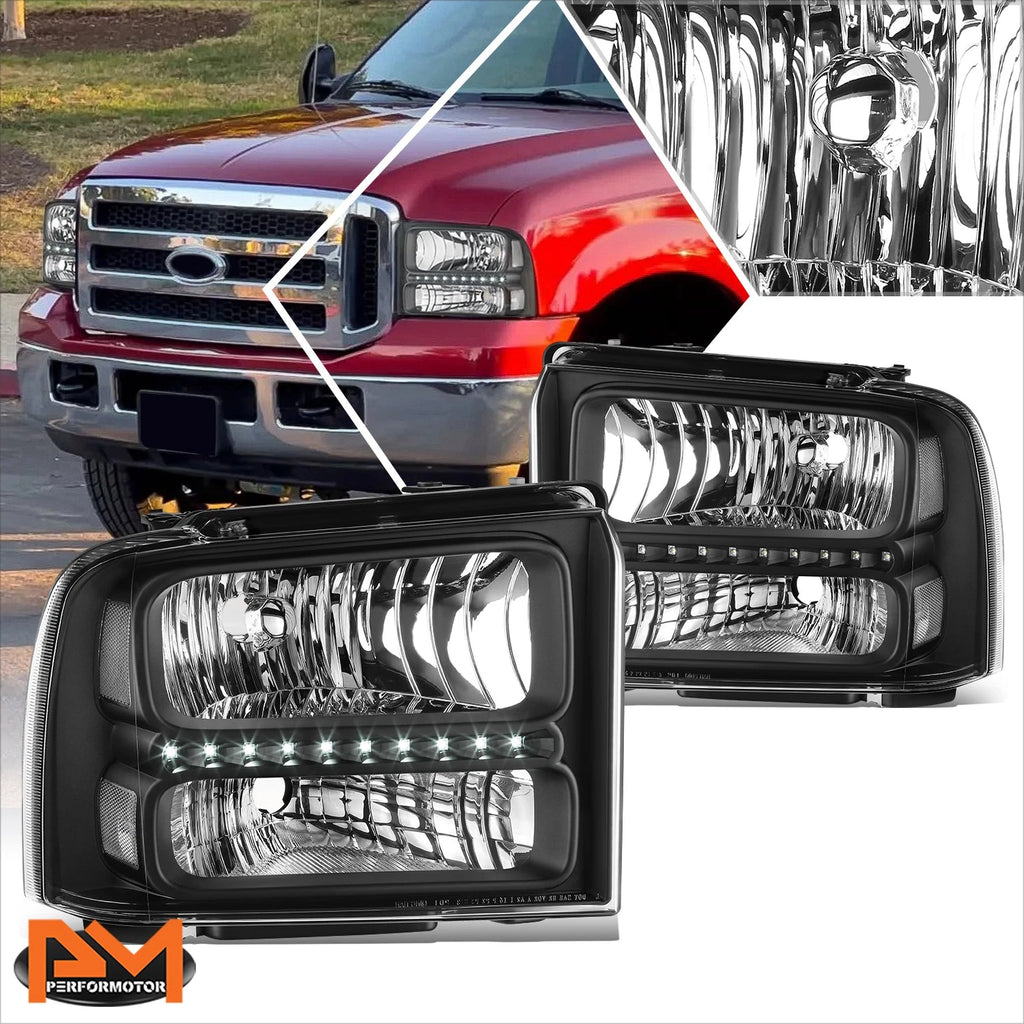 LED Headlight Lamp for Ford F250-F550 Super Duty Excursion (2005–2007)
