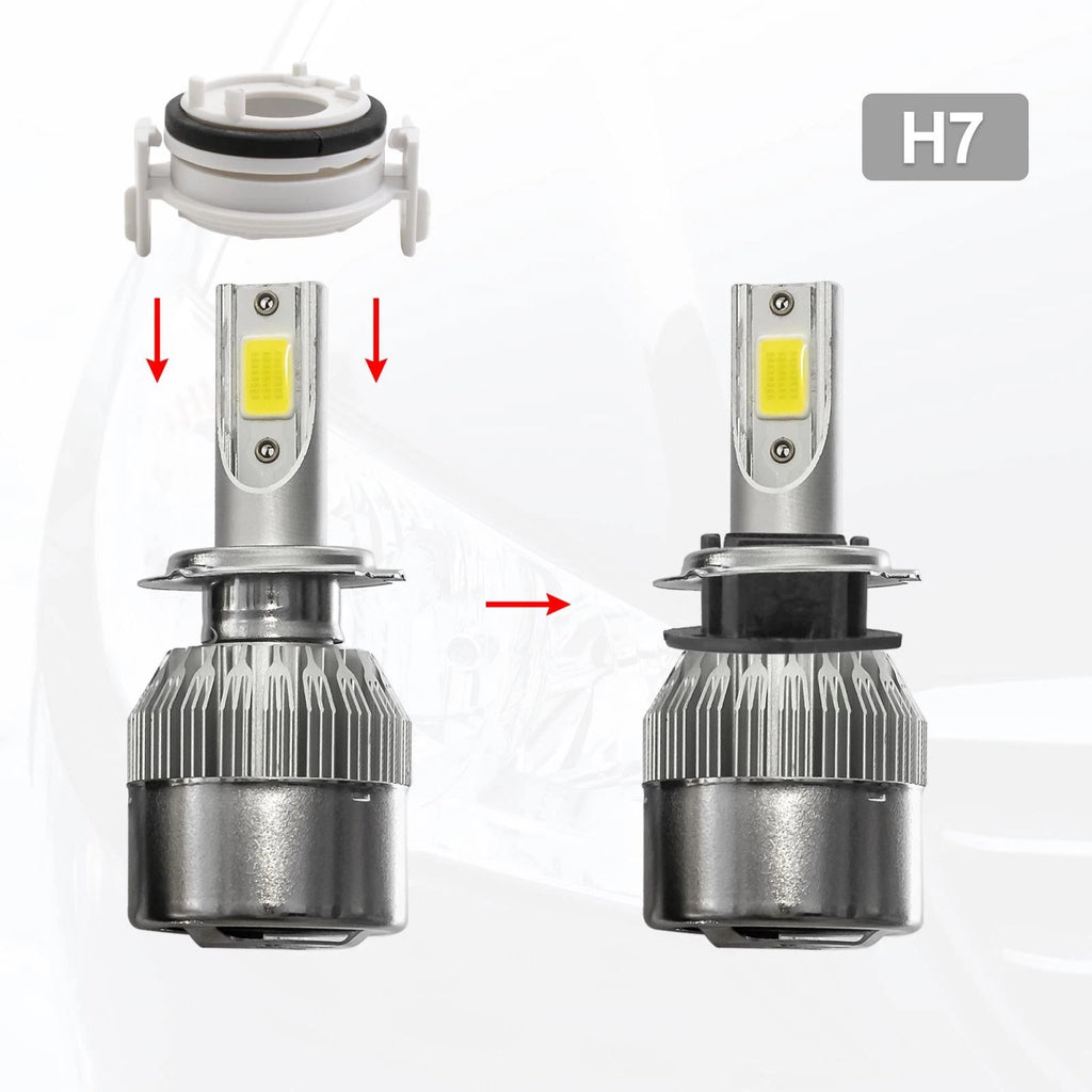 H7 LED Bulb Clip Adapter Holder for BMW E46 3 Series (1998–2006) 714998333193