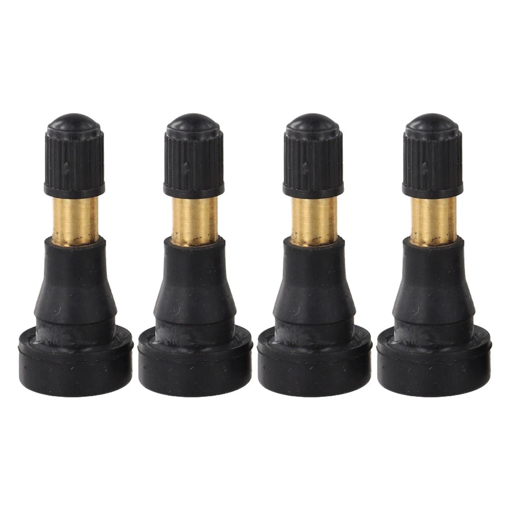 Tire Valve Stem for Car Truck (4MPA) - Black + Gold