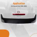 Rear Trunk Spoiler for Honda Civic 2Door Coupe (1996-2000) Gloss Black