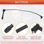 Set of 4 Spark Plug Wire Ignition Coil Cables No. 27501-23A00 for Hyundai Elantra 