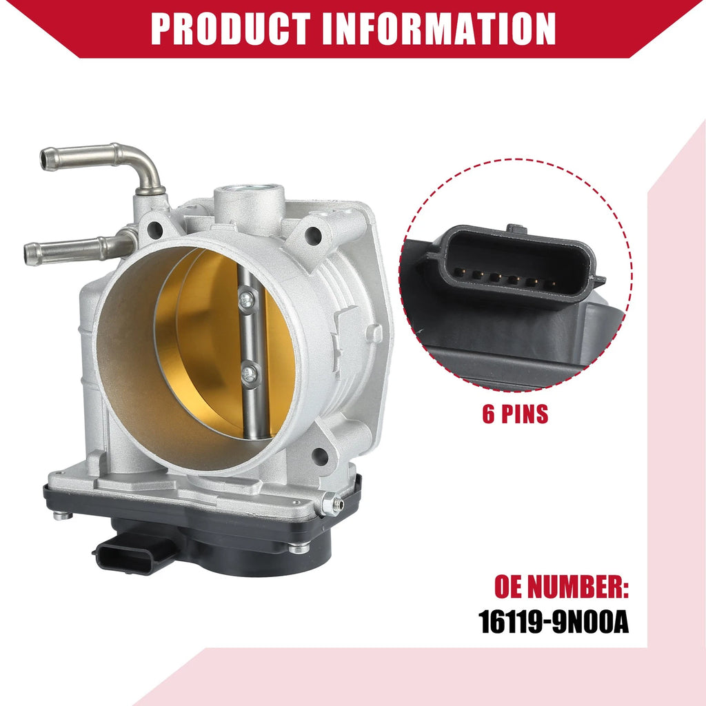 Electronic Throttle Body Sensor for Nissan Maxima LE (2009–2014) No.161199N00A