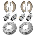 Front Brake Drum Wheel Cylinder Shoe Kit for Honda Rancher 350 (2000–2006)