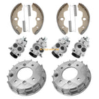 Front Brake Drum Wheel Cylinder Shoe Kit for Honda Rancher 350 (2000–2006)