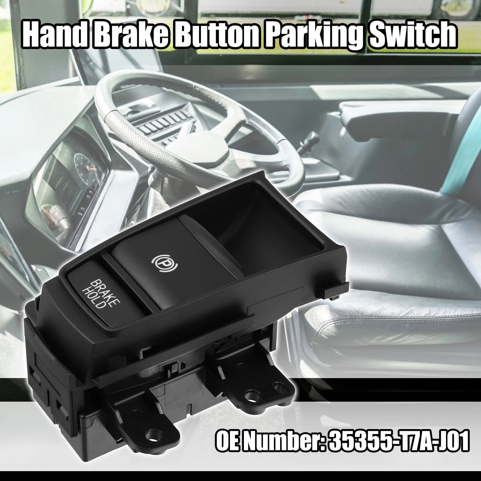Hand Brake Button Parking Switch for Honda HR-V (2016–2019) 35355-T7A-J01