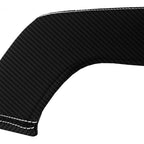 Console Armrest Cover for Lexus IS350 (2014–2016) - PVC Carbon Fiber, White Stitch