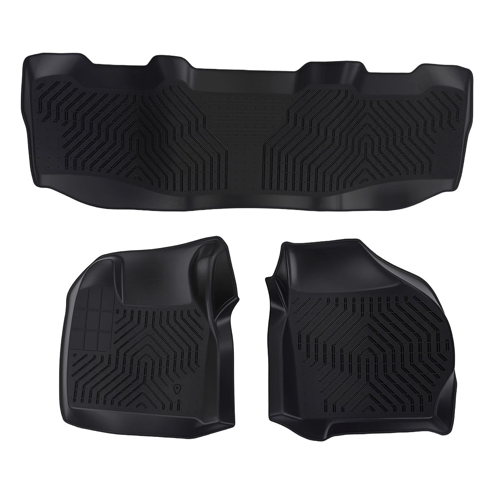 All Weather TPE Floor Mats for Ford F250 F350 F450 F550 Super Duty (1999–2007)