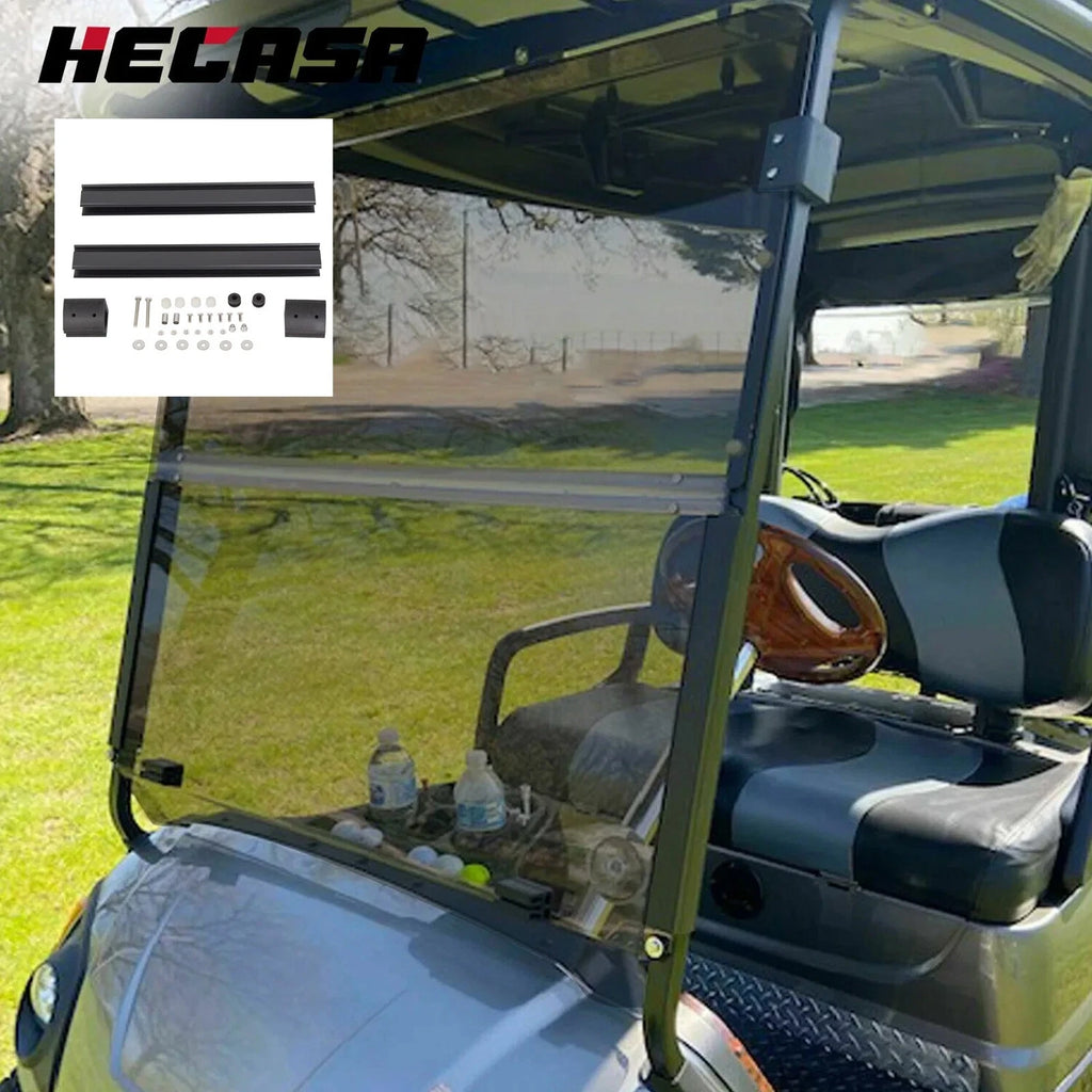 Folding Tinted Windshield for Yamaha G29 Drive (2007–2016)