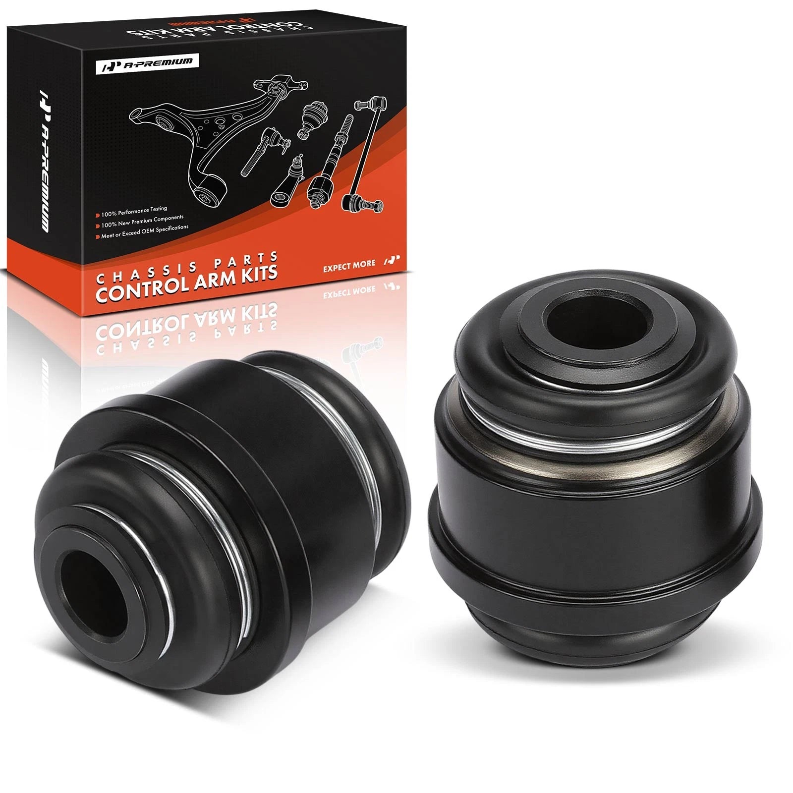 2X Rear Lower Suspension Knuckle Bushing for Chevy Traverse (2009–2023)
