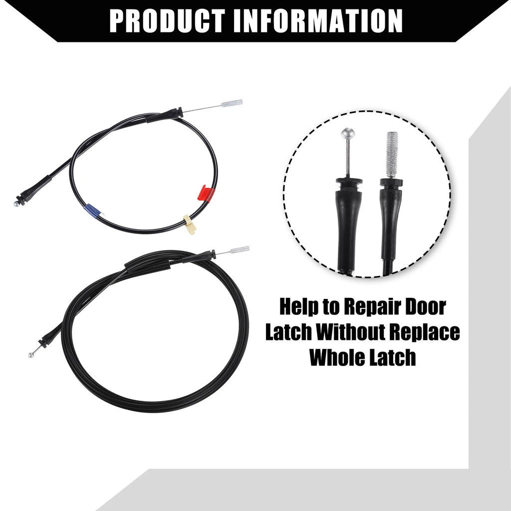 Rear Upper Lower Door Latch Release Cable for Ford Extended Cab (2006–2010) NO. 6C3Z28264A01A