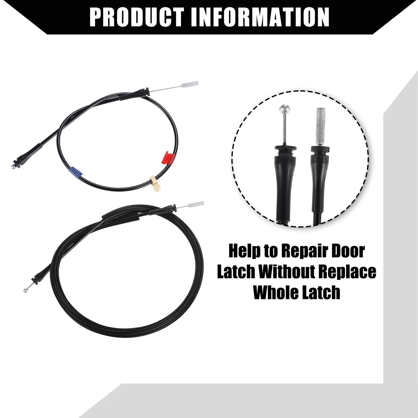 Rear Upper Lower Door Latch Release Cable for Ford Extended Cab (2006–2010) NO. 6C3Z28264A01A