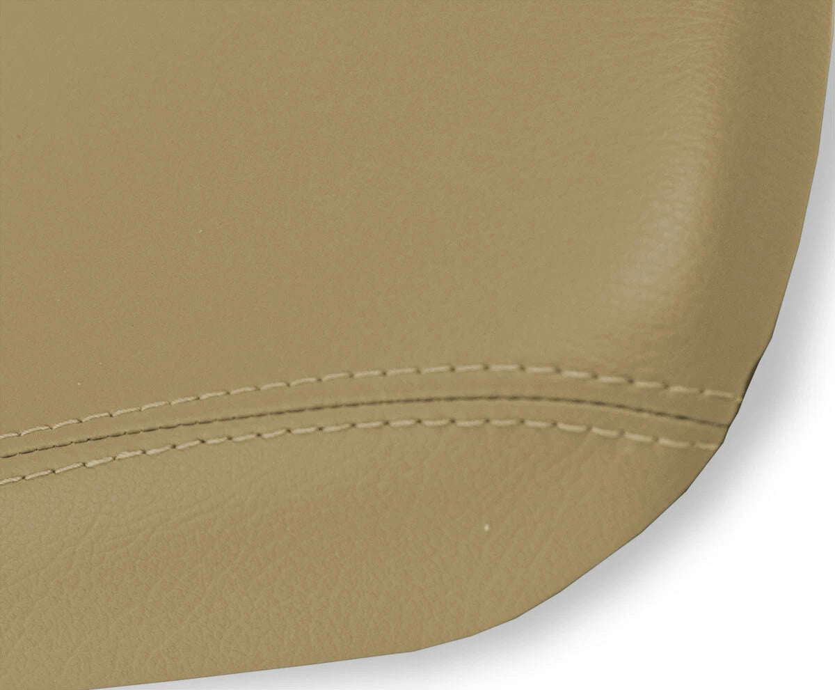 Leather Console Lid Armrest Cover for Volvo S40 (2004–2007) Beige