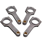 Set of 4 Forged Connecting Rods for Honda Civic CRX D16 ZC