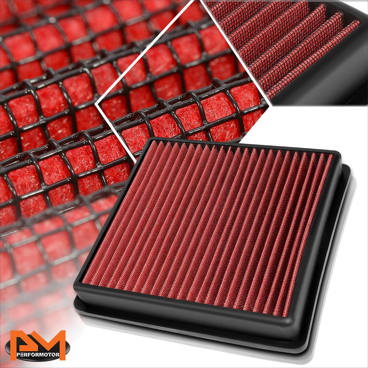 Reusable High Flow Air Filter Panel for Jeep Grand Cherokee (2014–2019)