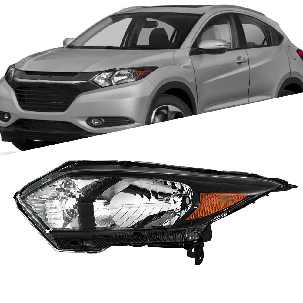 LH Headlight for Honda HR-V (2016–2018) Halogen Clear Lens