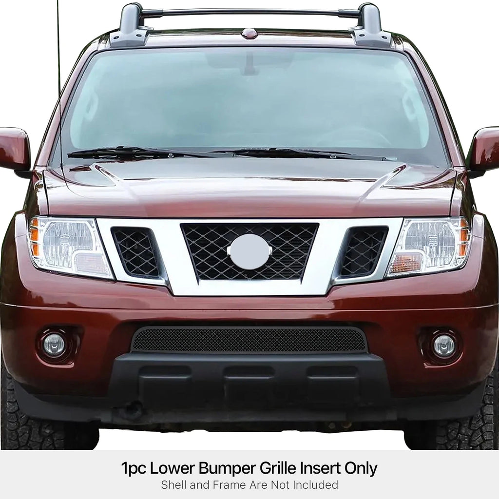 Stainless Steel Black Mesh Grille Insert for Nissan Frontier (2009-2021)