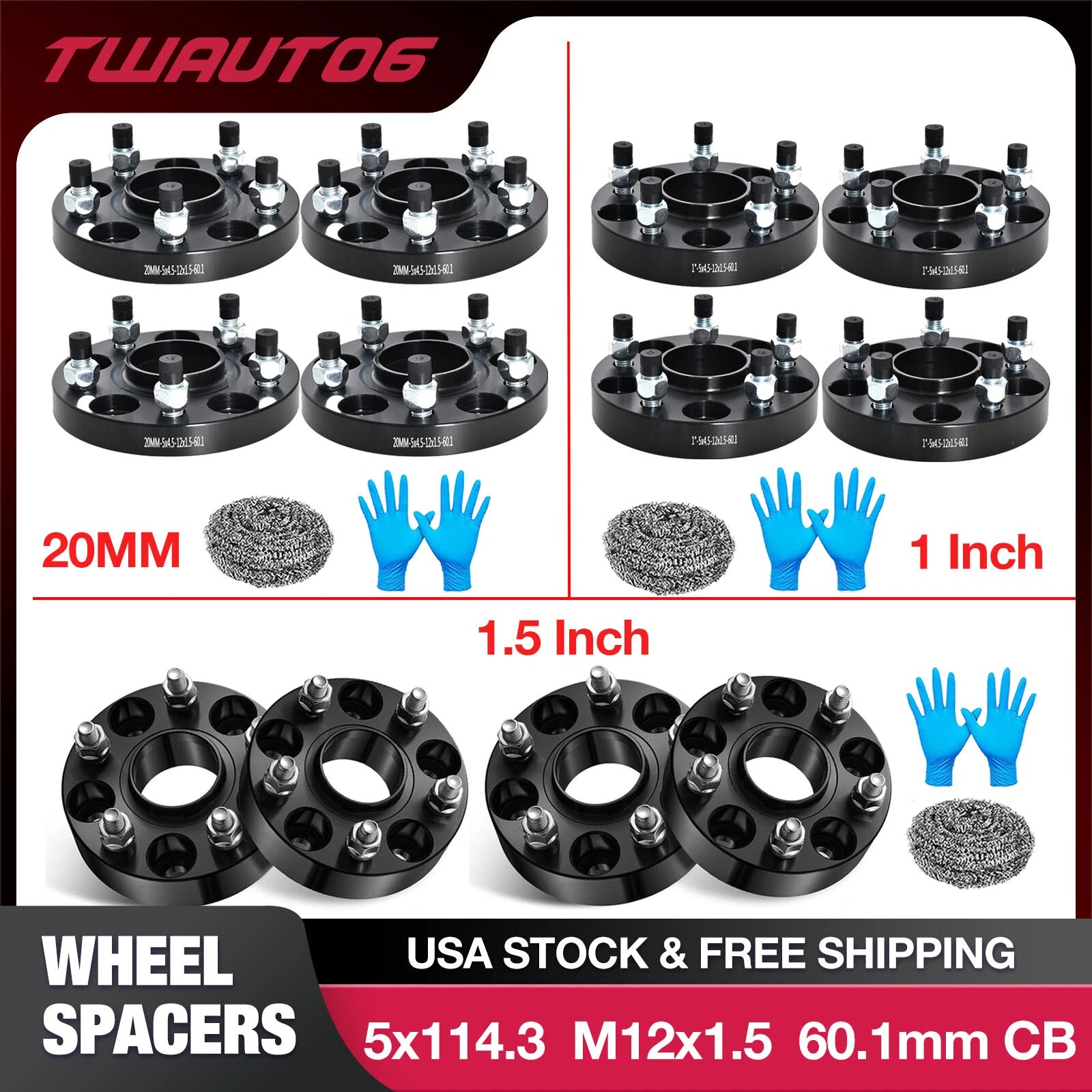 Wheel Spacers for Lexus IS250 IS350 RC300 (2014–2021)