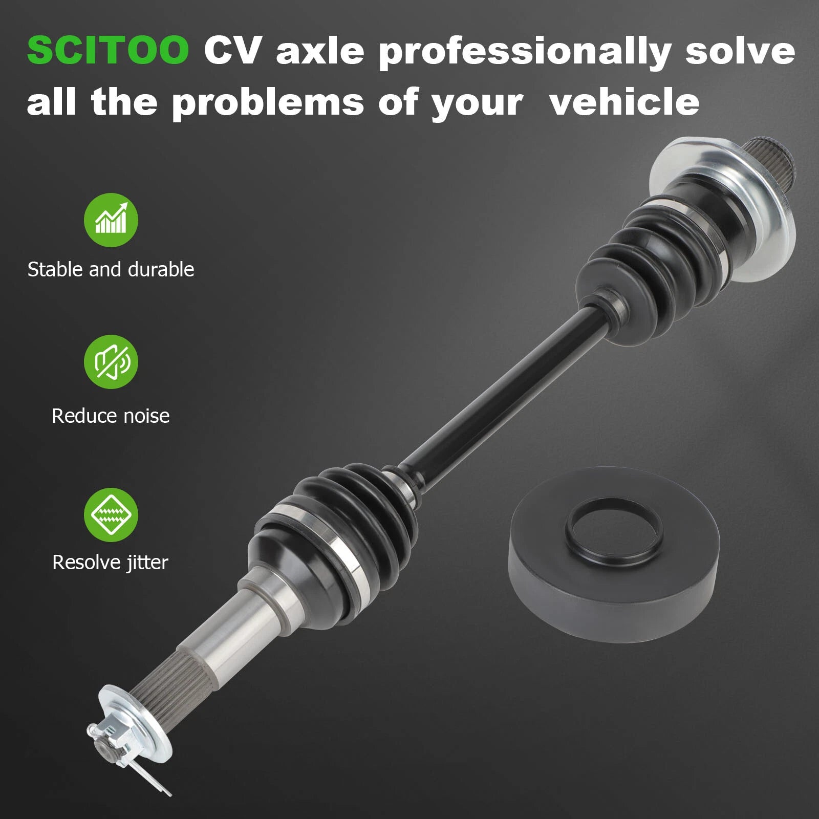 Rear Left CV Joint for Yamaha Grizzly 660 (2002) Axle Replacement