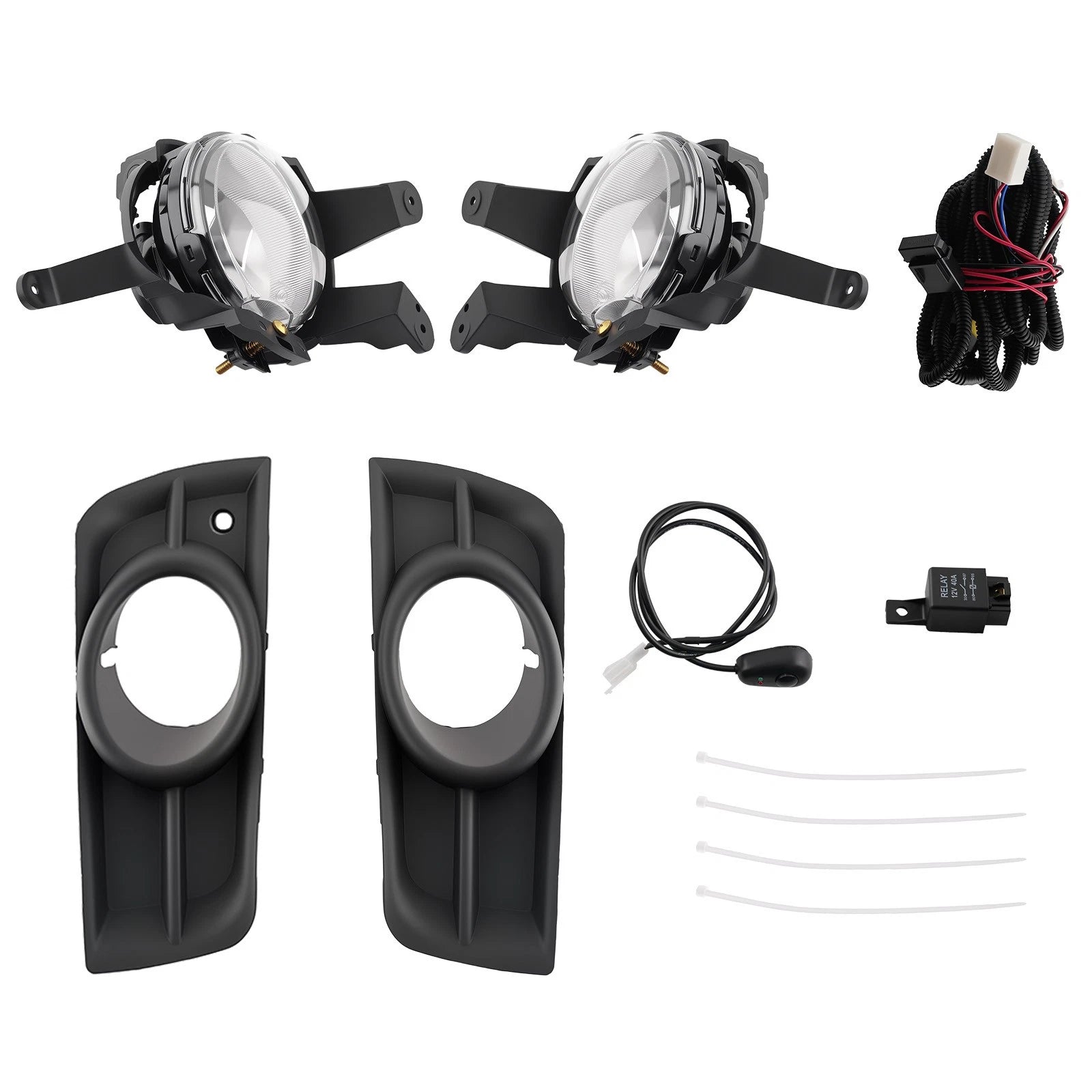Fog Lamp Pair for Chevrolet Cruze (2010–2014) 95169824 95169825 Clear Halogen