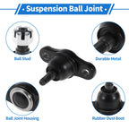 2X Front Lower Ball Joints for Hyundai Tucson (2005–2009) No. 517602E000/HYBJ3977