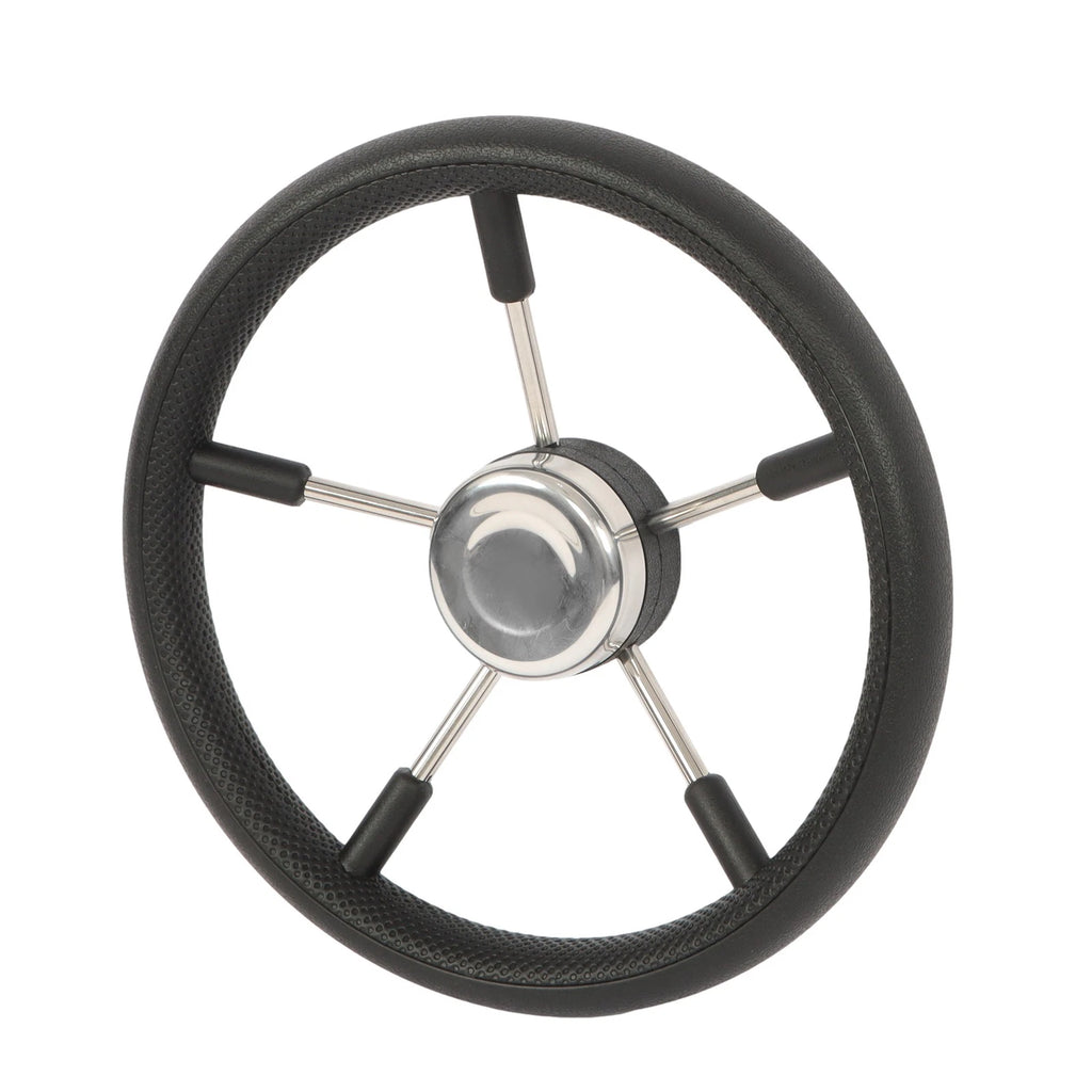 5 Spoke Stainless Steel Steering Wheel for Yach (13-7/8 Inch)