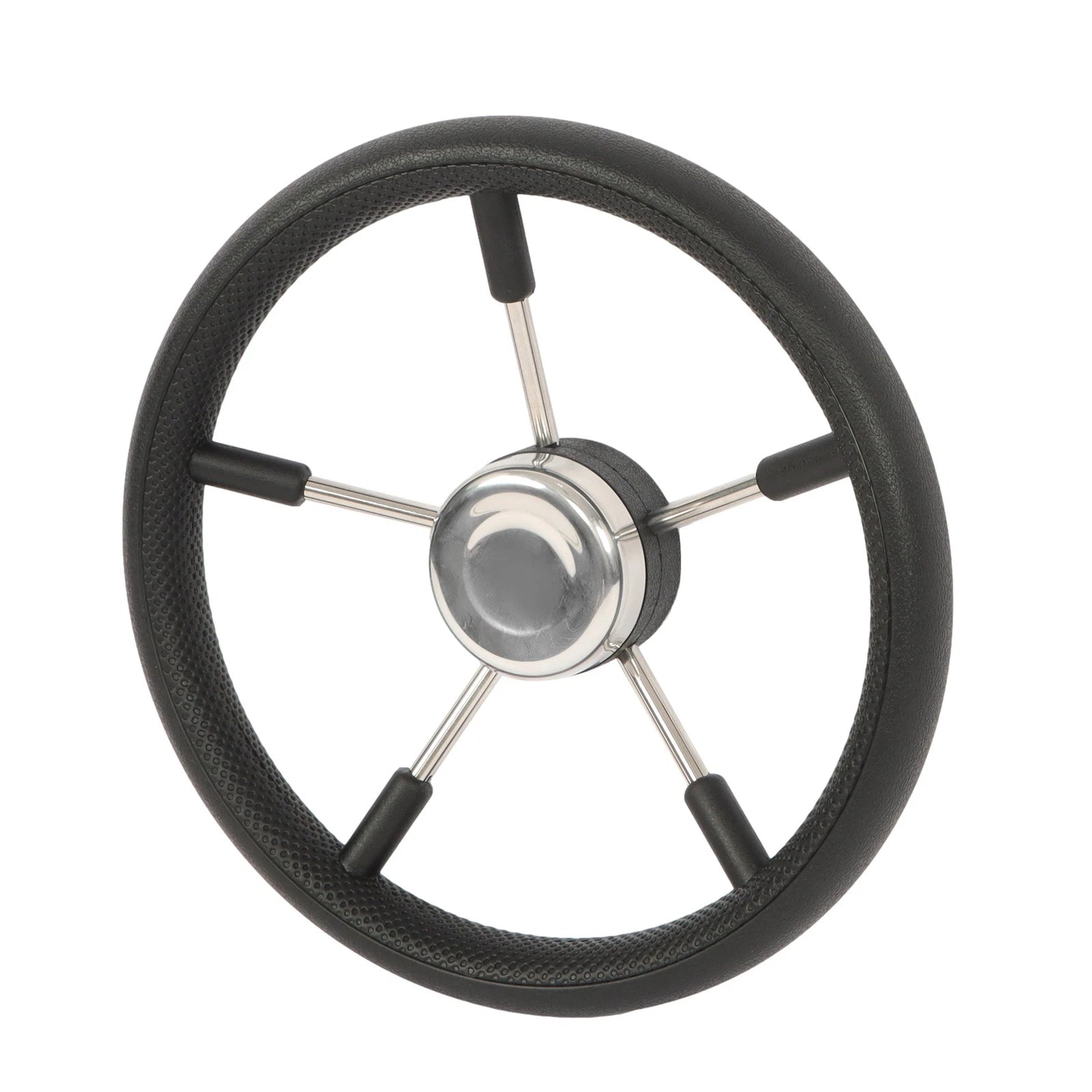 5 Spoke Stainless Steel Steering Wheel for Yach (13-7/8 Inch)