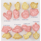 8PCS Dinosaur Cookie Cutters for Baking Party
