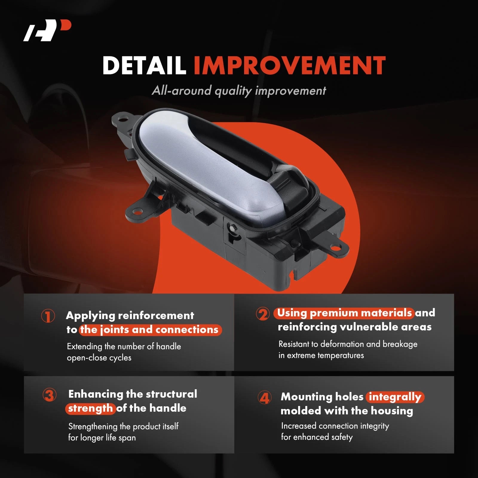 Right Interior Door Handle for Nissan Murano (2011-2014)