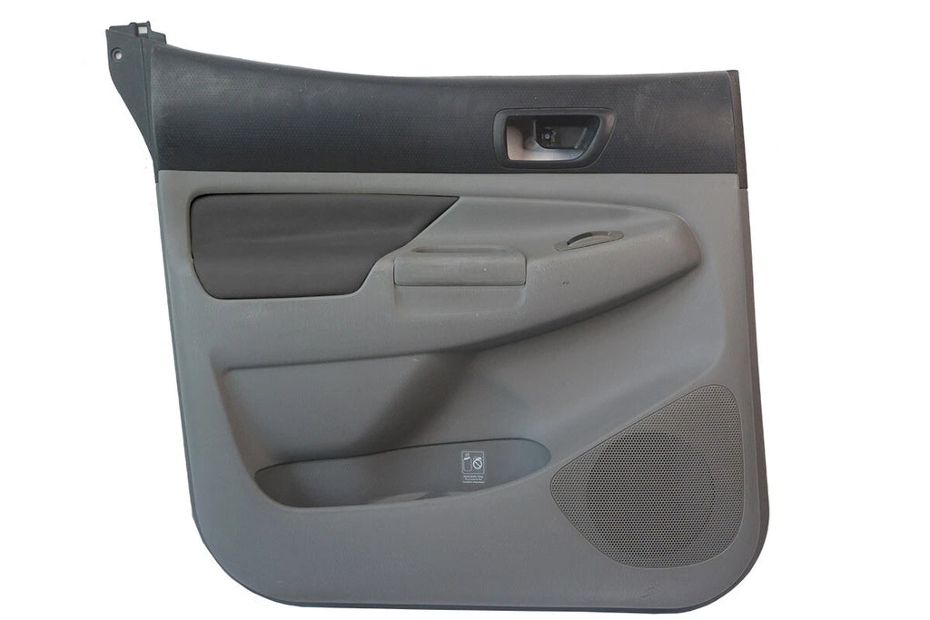 Front Insert Door Panel Cover Leather for Toyota Tacoma (2005–2015) Gray