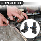 Set of 1 Crankshaft Position Sensor for Kia (No. 39350-3E110)