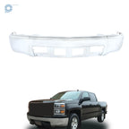 Chrome Split Front Bumper for Chevy Silverado 1500 (2014–2015)