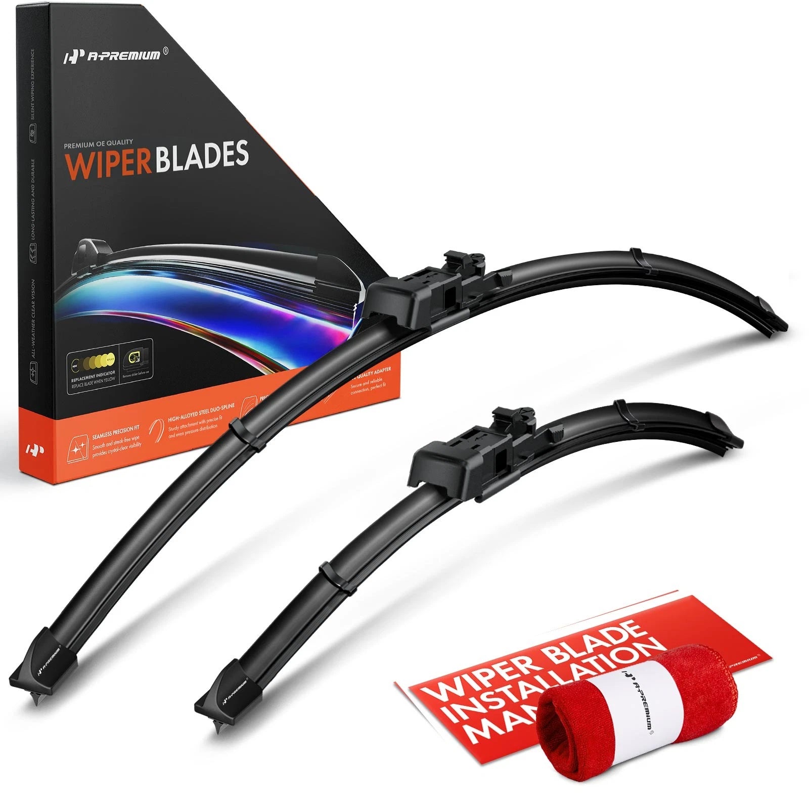 2X Windshield Wiper Blades for BMW 840i M8 Jaguar XF (2019–2023)