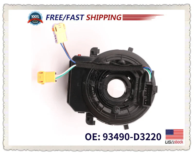 Clock Spring Spiral Cable 93490D3220 for Hyundai Tucson (2016–2018)