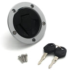 Fuel Gas Tank Cap Cover Keys for Kawasaki Z800 Z750 Z1000 ZR1000 Z1000SX ZZR1400 (2013–2019)