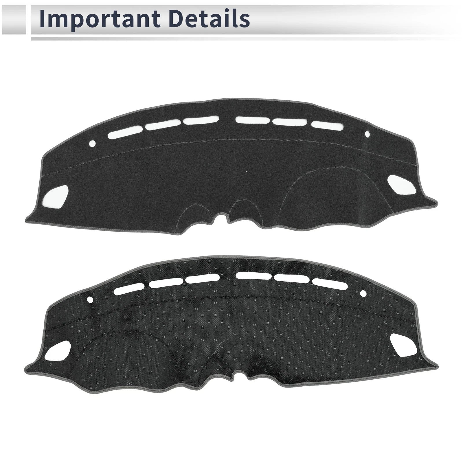 Dashboard Dash Cover Mat for Suzuki Swift Sport (2017–2023) Gray
