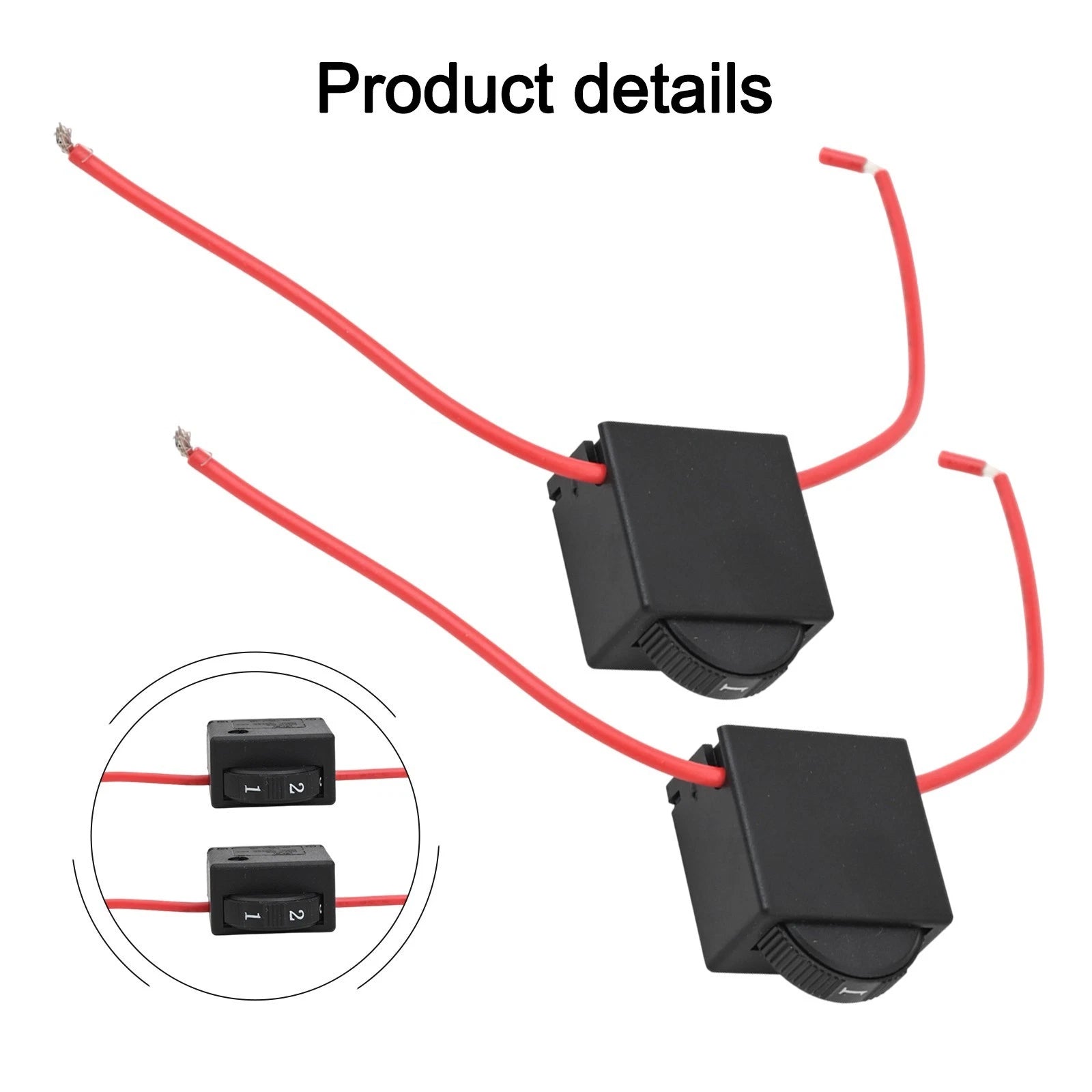 2X Electric Angle Grinder Switches 6 Speed for 220V 250V