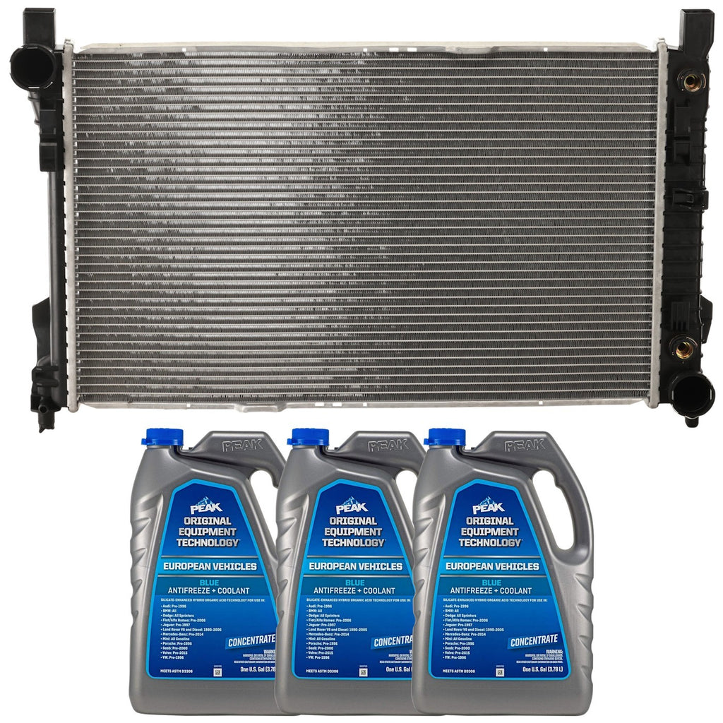 Set of 2 Radiators for MB Mercedes CLK Class C Coupe