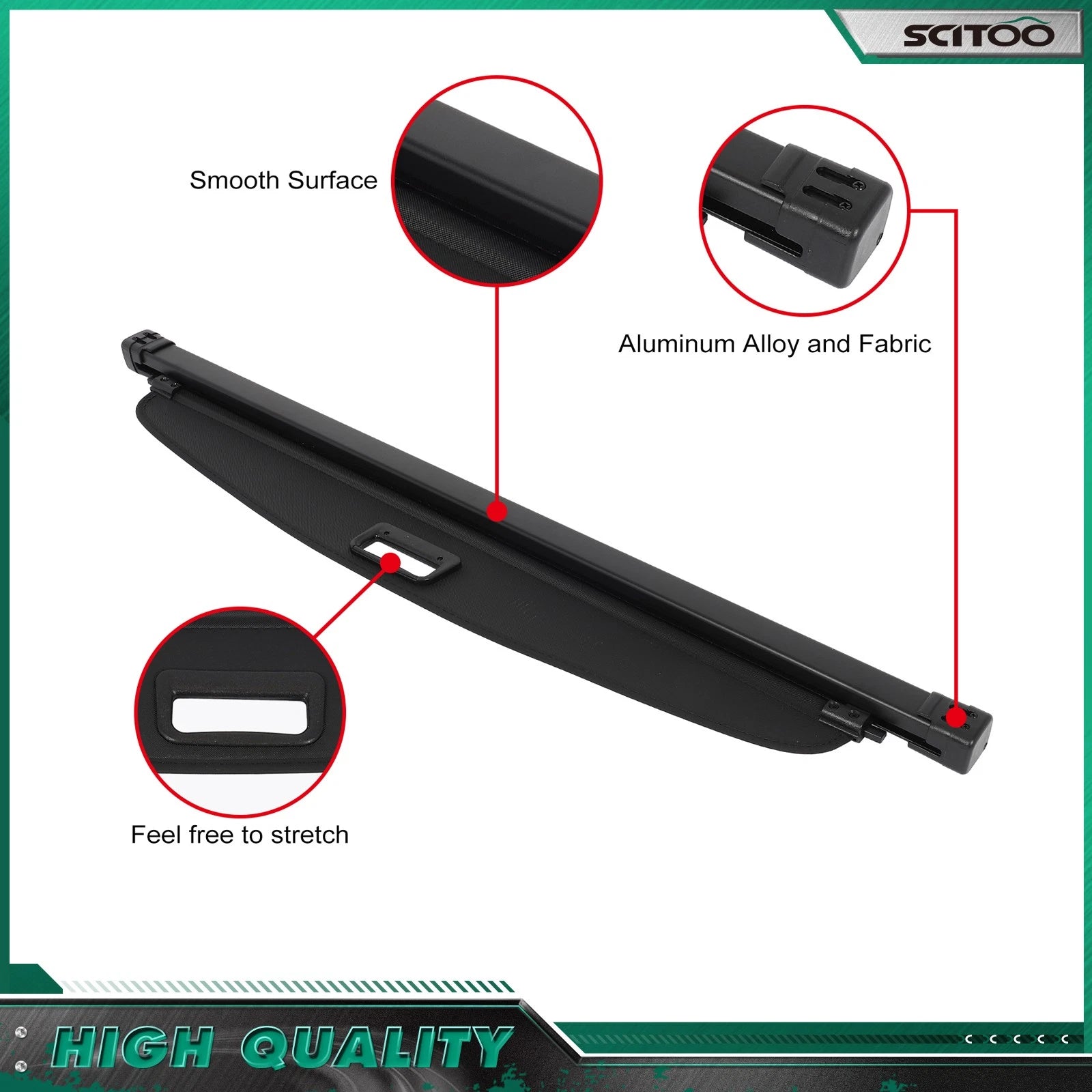 Retractable Cargo Cover for Ford Bronco Sport (2021–2025)