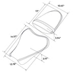 Seat Cushion Set for Suzuki GSXR1000 (2005–2006)