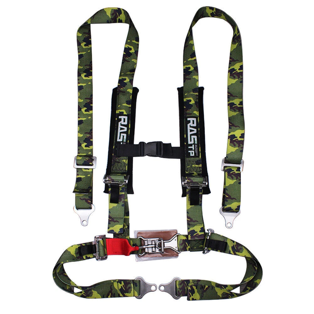 Set of 2" 4 Point Camlock Quick Release Racing Harness