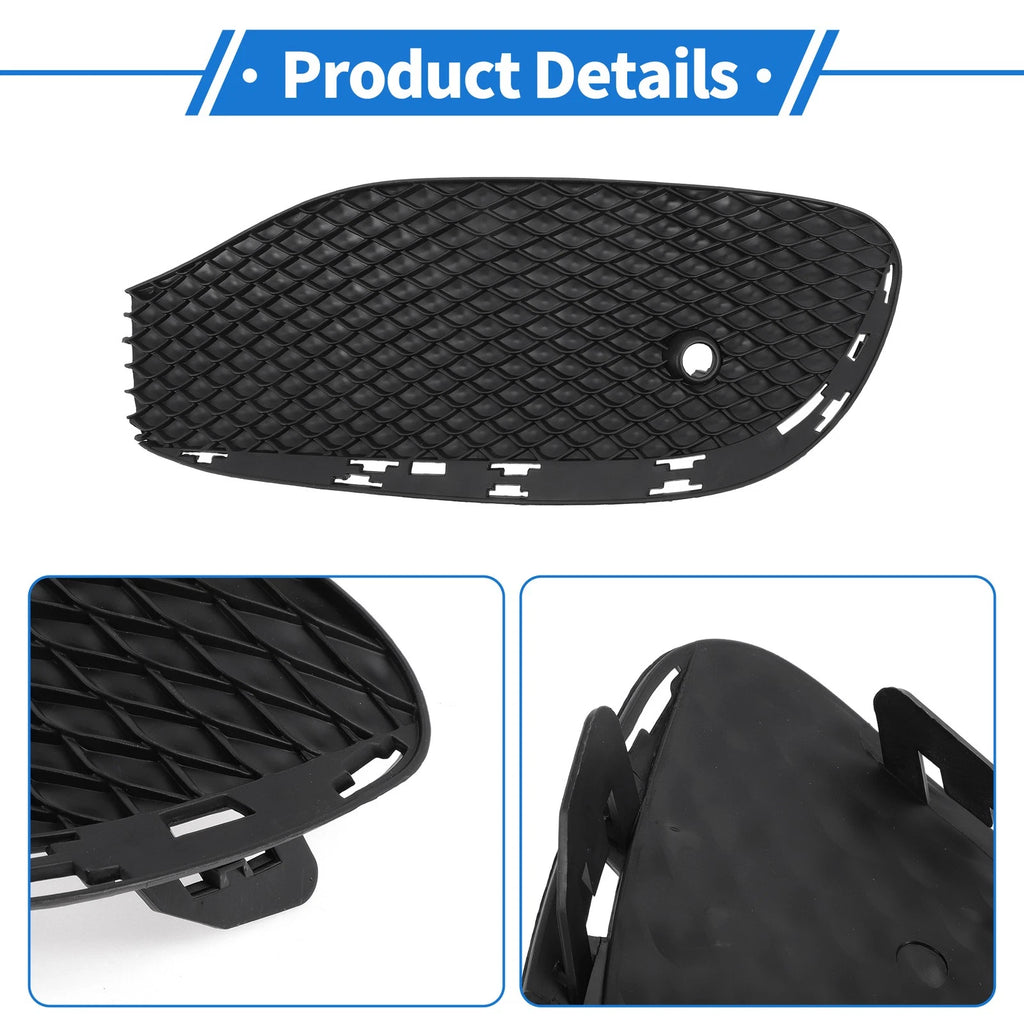 1 Pc Fog Light Grill for Mercedes-Benz (2014–2020) No. 2138850822 Black