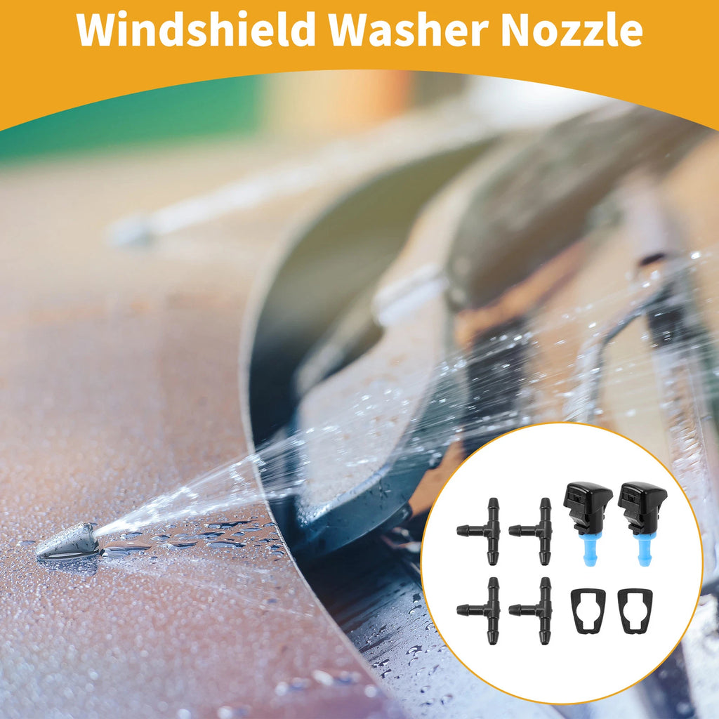Windshield Washer Nozzle Kit for Kia Rio (2016–2024) No. 98630G3000, 2 Pcs